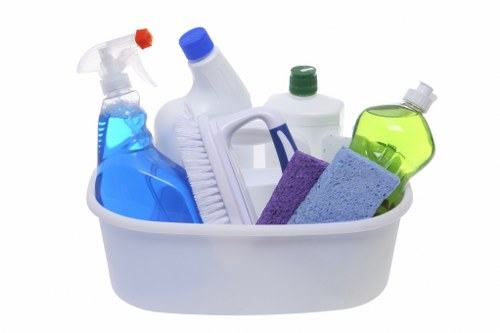 Low-carbon van used for eco-friendly cleaning operations